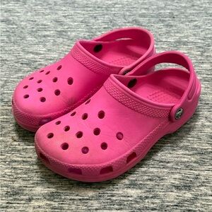 Pink Crocs Ladies 5/Mens 3